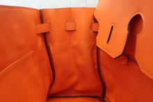 画像をギャラリービューアに読み込む, HERMES／エルメス バーキン35 ヴォースイフト オレンジ □L刻印 ハンドバッグ 800040181

