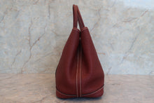 画像をギャラリービューアに読み込む, HERMES／エルメス ガーデンパーティTPM ネゴンダ ルージュアッシュ □O刻印 トートバッグ 800010086
