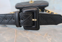 Load image into Gallery viewer, CHANEL Vicolore waist bag Lambskin Black/Gold hadware Waist bag 600070080
