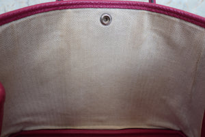 HERMES／エルメス ガーデンパーティＴＰＭ カントリー ローズパープル C刻印 トートバッグ 700080118