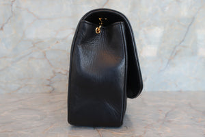 CHANEL/シャネル ダイアナマトラッセチェーンショルダーバッグ ラムスキン ブラック/ゴールド金具 ショルダーバッグ 700070093