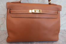 将图片加载到图库查看器，HERMES KELLY 32 Graine Couchevel leather Gold 〇Z刻印 Shoulder bag 600080131
