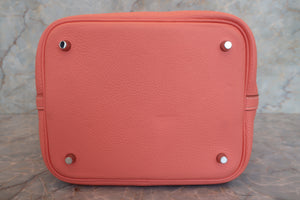 HERMES／エルメス ピコタンロックＭＭ トリヨンクレマンス クレヴェット □Q刻印 ハンドバッグ 700090199