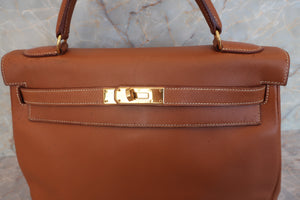 HERMES KELLY 32 Graine Couchevel leather Gold 〇Z刻印 Shoulder bag 600080131