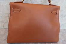 将图片加载到图库查看器，HERMES KELLY 32 Graine Couchevel leather Gold 〇Z刻印 Shoulder bag 600080131
