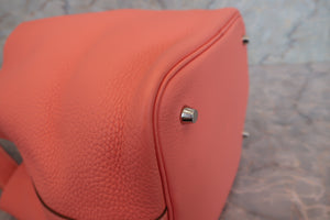 HERMES／エルメス ピコタンロックＭＭ トリヨンクレマンス クレヴェット □Q刻印 ハンドバッグ 700090199