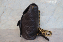 Load image into Gallery viewer, CHANEL Matelasse chain back pack Lambskin Brown/Gold hadware Back pack 700120092
