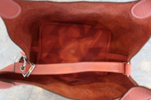 HERMES／エルメス ピコタンロックＭＭ トリヨンクレマンス クレヴェット □Q刻印 ハンドバッグ 700090199