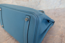 画像をギャラリービューアに読み込む, HERMES／エルメス バーキン30 トゴ ブルージーン □N刻印 ハンドバッグ 700110007
