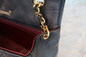CHANEL/シャネル ダイアナマトラッセチェーンショルダーバッグ ラムスキン ブラック/ゴールド金具 ショルダーバッグ 700070093