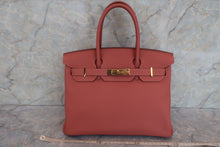 将图片加载到图库查看器，HERMES BIRKIN 30 Togo leather Rosy Hand bag 600090293
