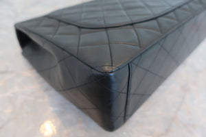 CHANEL Big Matelasse Single flap Chain shoulder bag Lambskin Black/Gold hadware Shoulder bag 600040187