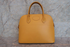 HERMES／エルメス ボリード35 クシュベル ジョーヌ 〇Z刻印 ショルダーバッグ 700080128