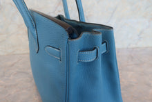 画像をギャラリービューアに読み込む, HERMES／エルメス バーキン30 トゴ ブルージーン □N刻印 ハンドバッグ 700110007
