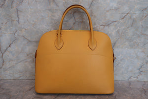 HERMES／エルメス ボリード35 クシュベル ジョーヌ 〇Z刻印 ショルダーバッグ 700080128