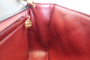CHANEL/シャネル ダイアナマトラッセチェーンショルダーバッグ ラムスキン ブラック/ゴールド金具 ショルダーバッグ 700070093