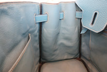 画像をギャラリービューアに読み込む, HERMES／エルメス バーキン30 トゴ ブルージーン □N刻印 ハンドバッグ 700110007
