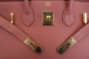 HERMES BIRKIN 30 Togo leather Rosy Hand bag 600090293