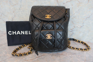 CHANEL/香奈儿 CF 链条 背包 羊皮 Black/Gold hadware(黑色/金色金属) 背包 600070098