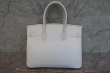 将图片加载到图库查看器，HERMES BIRKIN 30 Epsom leather White □H刻印 Hand bag 600080172
