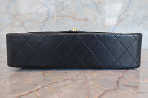 CHANEL/シャネル パリ限定マトラッセダブルフラップチェーンショルダーバッグ ラムスキン ブラック/ゴールド金具 ショルダーバッグ 700070088