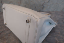 将图片加载到图库查看器，HERMES BIRKIN 30 Epsom leather White □H刻印 Hand bag 600080172
