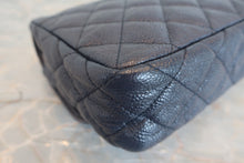 Load image into Gallery viewer, CHANEL Matelasse single flap chain shoulder bag Caviar skins Navy/Gold hadware Shoulder bag 600060026
