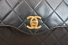 将图片加载到图库查看器，CHANEL/香奈儿 CF 链条包 羊皮 Black/Gold hadware(黑色/金色金属) 肩背包 800040026
