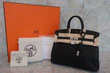 将图片加载到图库查看器，HERMES BIRKIN 25 Togo leather Black □M刻印 Hand bag 600090291
