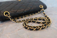 画像をギャラリービューアに読み込む, CHANEL/シャネル パリ限定マトラッセダブルフラップチェーンショルダーバッグ ラムスキン ブラック/ゴールド金具 ショルダーバッグ 700070088
