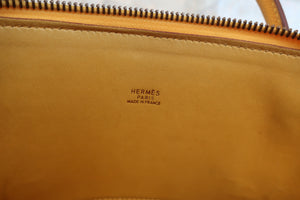 HERMES／エルメス ボリード35 クシュベル ジョーヌ 〇Z刻印 ショルダーバッグ 700080128