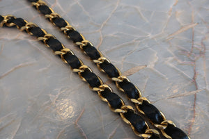 CHANEL/シャネル パリ限定マトラッセダブルフラップチェーンショルダーバッグ ラムスキン ブラック/ゴールド金具 ショルダーバッグ 700070088