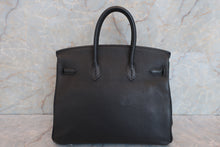 将图片加载到图库查看器，HERMES BIRKIN 25 Togo leather Black □M刻印 Hand bag 600090291
