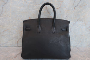 HERMES BIRKIN 25 Togo leather Black □M刻印 Hand bag 600090291