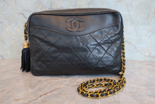画像をギャラリービューアに読み込む, CHANEL/シャネル マトラッセフリンジチェーンショルダーバッグ ラムスキン ブラック/ゴールド金具 ショルダーバッグ 800080123

