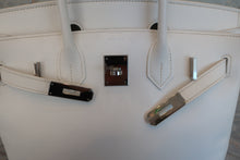 将图片加载到图库查看器，HERMES BIRKIN 30 Epsom leather White □H刻印 Hand bag 600080172
