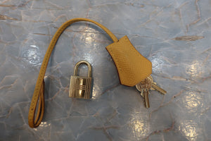 HERMES／エルメス ボリード35 クシュベル ジョーヌ 〇Z刻印 ショルダーバッグ 700080128