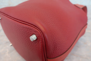 HERMES／エルメス ピコタンロックカザックPM トリヨンクレマンス/ヴォースイフト ルージュアッシュ/ブリック □R刻印 ハンドバッグ 700080171