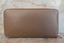 画像をギャラリービューアに読み込む, HERMES／エルメス アザップロング シルクイン □O刻印 ヴォーエプソン/シルク エトゥープ 財布 700100107
