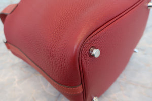 HERMES／エルメス ピコタンロックカザックPM トリヨンクレマンス/ヴォースイフト ルージュアッシュ/ブリック □R刻印 ハンドバッグ 700080171