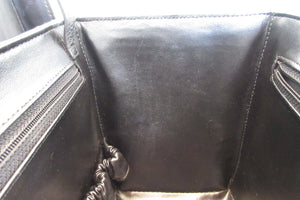 CHANEL/シャネル ビコローレバニティ ラムスキン ブラック/ゴールド金具 バニティ 700040114