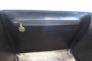 CHANEL/シャネル ビコローレバニティ ラムスキン ブラック/ゴールド金具 バニティ 700040114