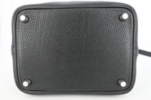 Load image into Gallery viewer, HERMES PICOTIN LOCK PM Clemence leather Black U Engraving Hand bag 800100018
