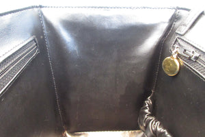 CHANEL/シャネル ビコローレバニティ ラムスキン ブラック/ゴールド金具 バニティ 700040114