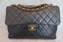 将图片加载到图库查看器，CHANEL/香奈儿 中号CF 单盖包 链条包 羊皮 Black/Gold hadware(黑色/金色金属) 肩背包 600070065
