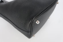 Load image into Gallery viewer, HERMES PICOTIN LOCK PM Clemence leather Black U Engraving Hand bag 800100018
