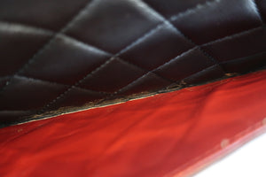 CHANEL/シャネル パリ限定マトラッセダブルフラップチェーンショルダーバッグ ラムスキン ブラック/ゴールド金具 ショルダーバッグ 700070088