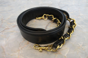 CHANEL/シャネル ビコローレバニティ ラムスキン ブラック/ゴールド金具 バニティ 700040114