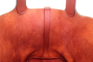 HERMES／エルメス ピコタンロックカザックPM トリヨンクレマンス/ヴォースイフト ルージュアッシュ/ブリック □R刻印 ハンドバッグ 700080171
