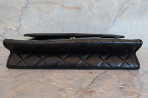 CHANEL/シャネル マトラッセフリンジチェーンショルダーバッグ ラムスキン ブラック/ゴールド金具 ショルダーバッグ 700070134